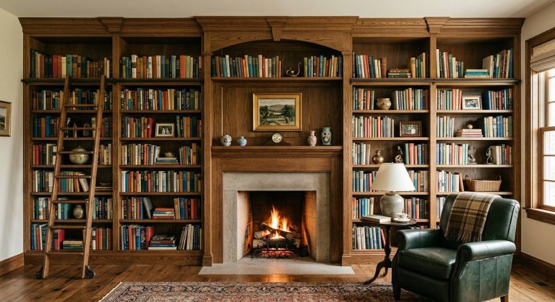Fireplace Cabinet Installation in Frederick, MD